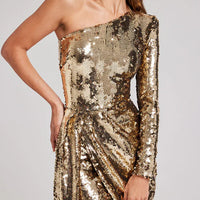 Celina Gold Dress