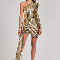 Celina Gold Dress