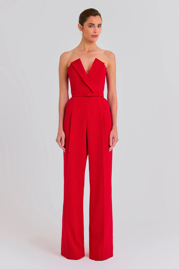 Vanessa Red Jumpsuit