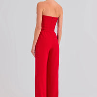 Vanessa Red Jumpsuit