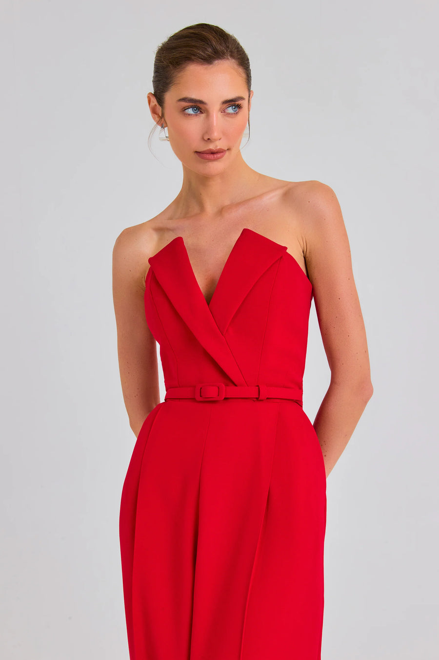 Vanessa Red Jumpsuit