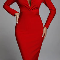 Persephone Bandage Dress - Red