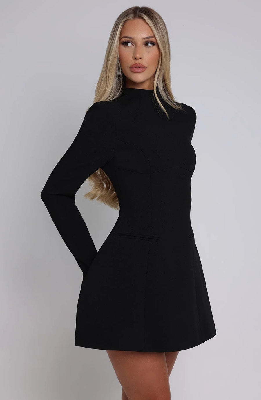 Kelly Mini Dress - Black