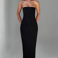 Roxanne Midaxi Dress - Black